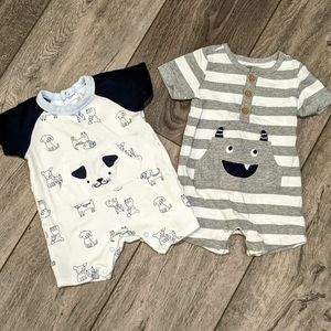 3/$20 Bundle of Baby Boys Rompers
